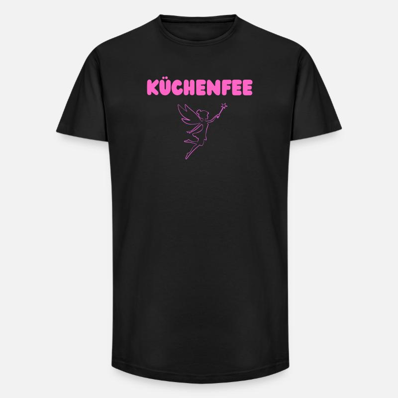 Küchenfee - Long Fit Männer T-Shirt - Schwarz