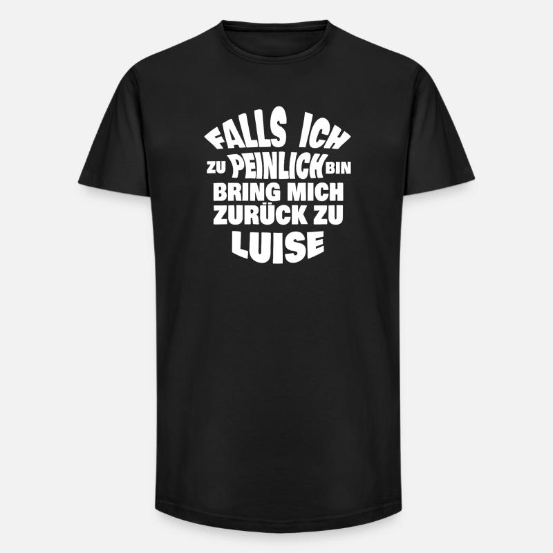 Luise als JGA - Long Fit Männer T-Shirt - Schwarz