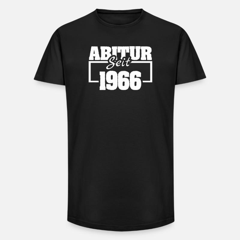 1966 - Long Fit Männer T-Shirt - Schwarz