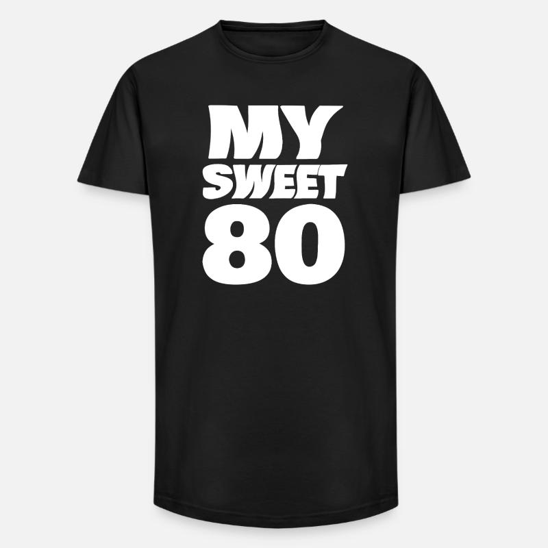 Suess 80 - Long Fit Männer T-Shirt - Schwarz