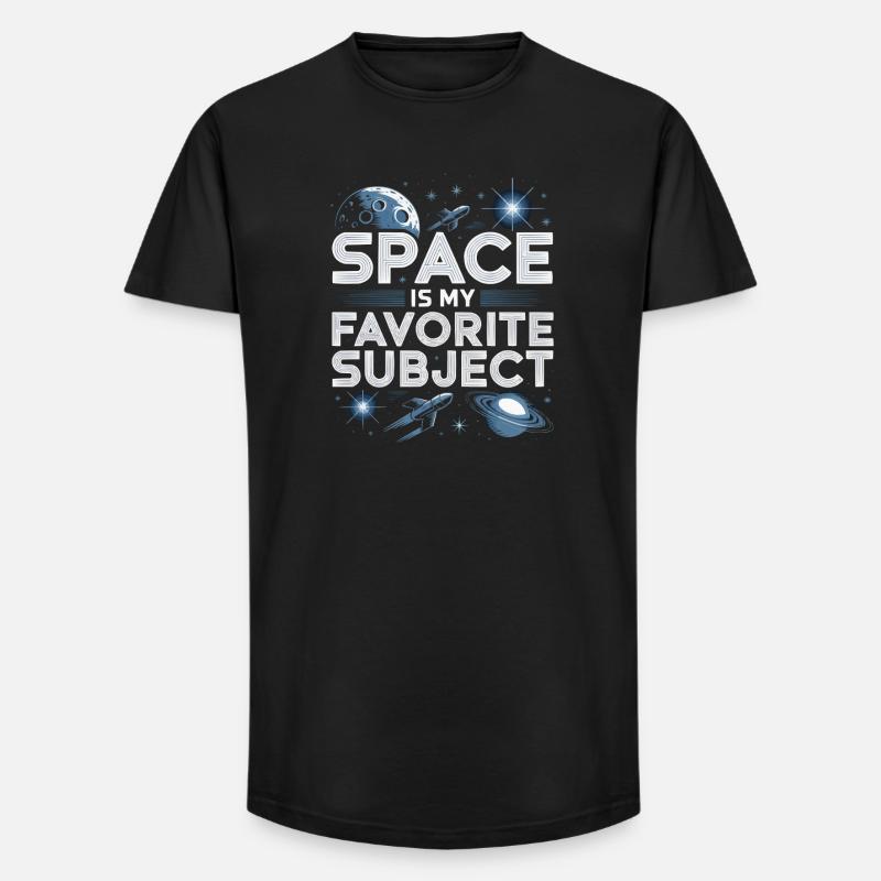 Astronom Galaxy Outerspace Universe Astronomie - Long Fit Männer T-Shirt - Schwarz