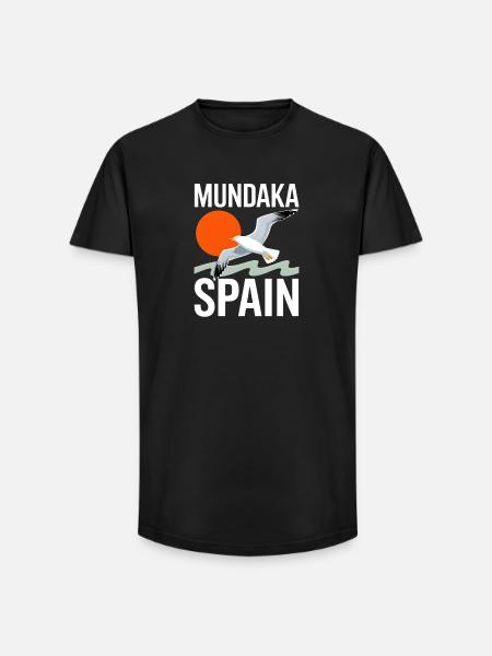 Espagne Mundaka - T-shirt coupe longue homme - noir