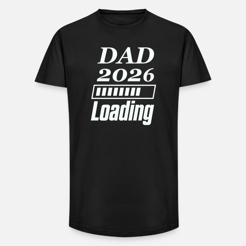 DAD 2026 Loading - Long Fit Männer T-Shirt - Schwarz