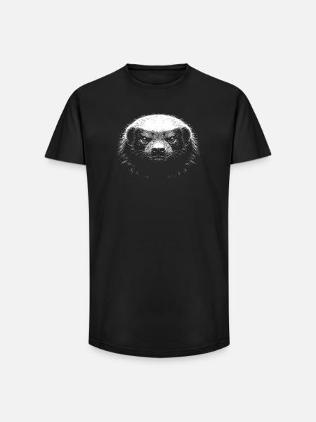 Honey badger - Long Fit Men's T-Shirt - black
