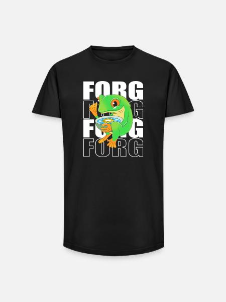 Frog Tree Frog - Long Fit Men's T-Shirt - black