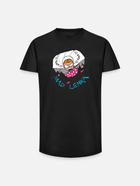 MADLENKA - DS - Long Fit Men's T-Shirt - black