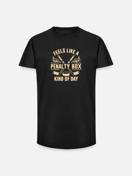 Hockey - Long Fit Men's T-Shirt - black