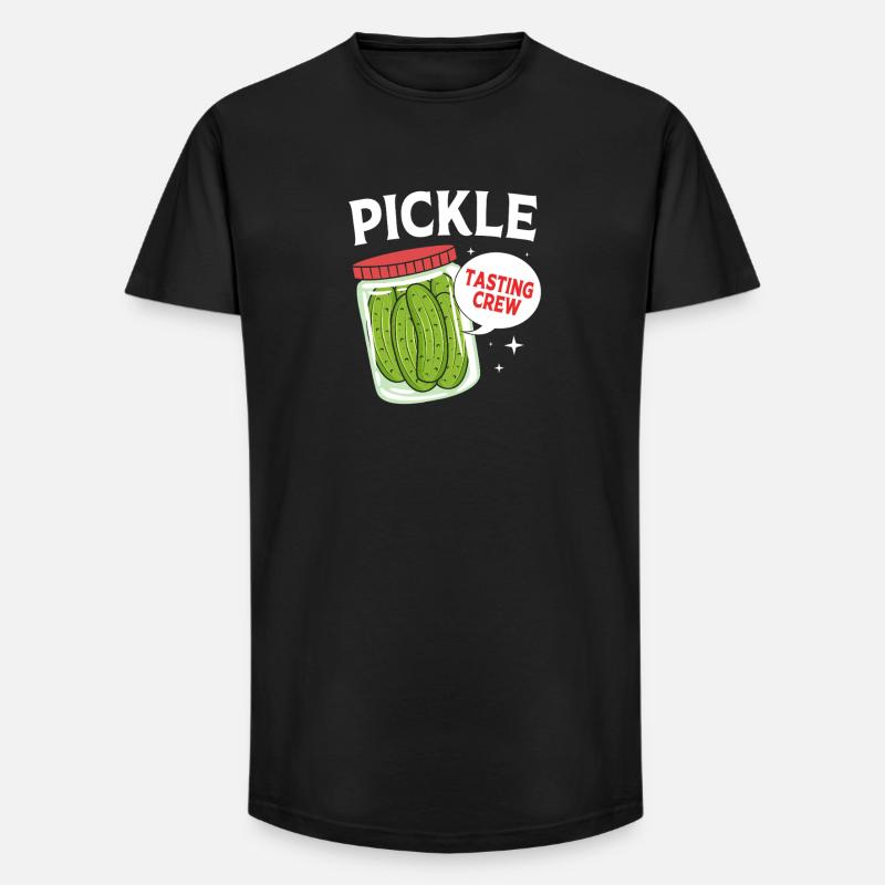 Essiggurke Gurke Gurken - Long Fit Männer T-Shirt - Schwarz