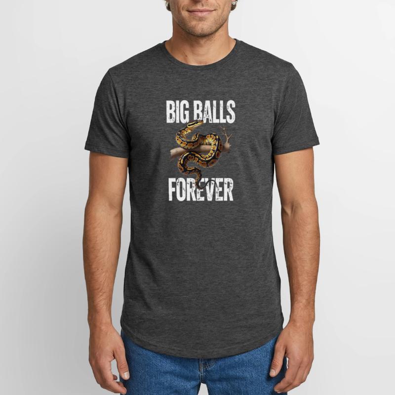 King Python Snakes Lover Terrarium Python Long Fit Men's T-Shirt