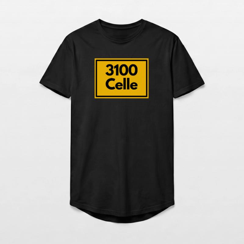 OLD POSTCODE POSTCODE RETRO 3100 CELLE Long Fit Men's T-Shirt