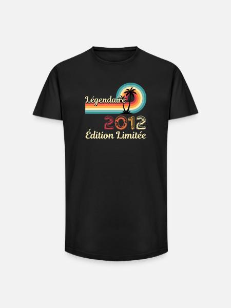 Legendary 2012, Limited Edition - Long Fit Men's T-Shirt - black