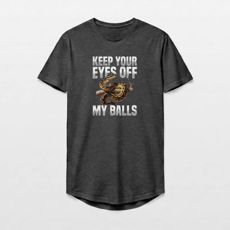 King Python Snakes Lover Terrarium Python Long Fit Men's T-Shirt