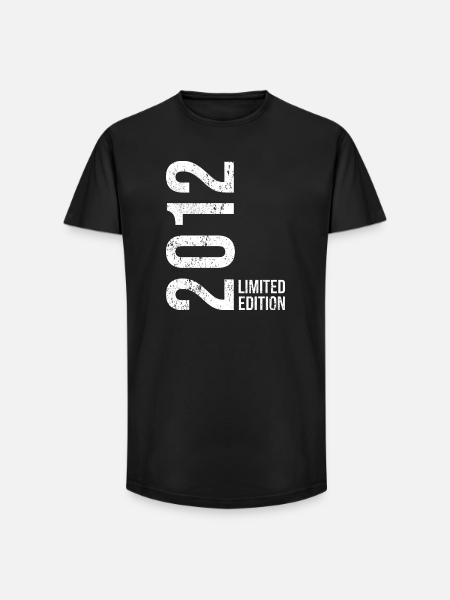 14 ans – Édition limitée anniversaire 2012 - T-shirt coupe longue homme - noir