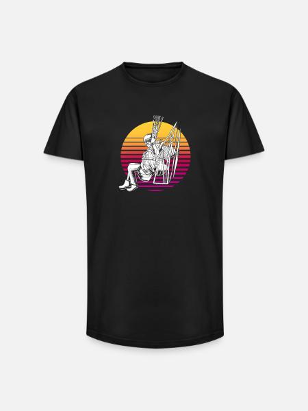 Gleitschirm Gleitschirmfliegen Paragliding - Long Fit Männer T-Shirt - Schwarz