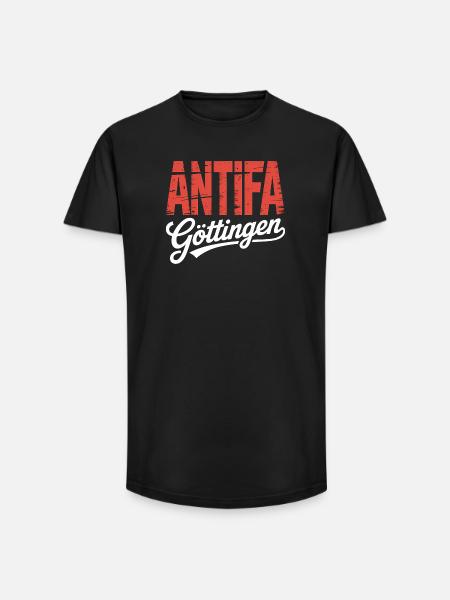 Antifa Göttingen - Antifaschistischer Merch - Long Fit Men's T-Shirt - black