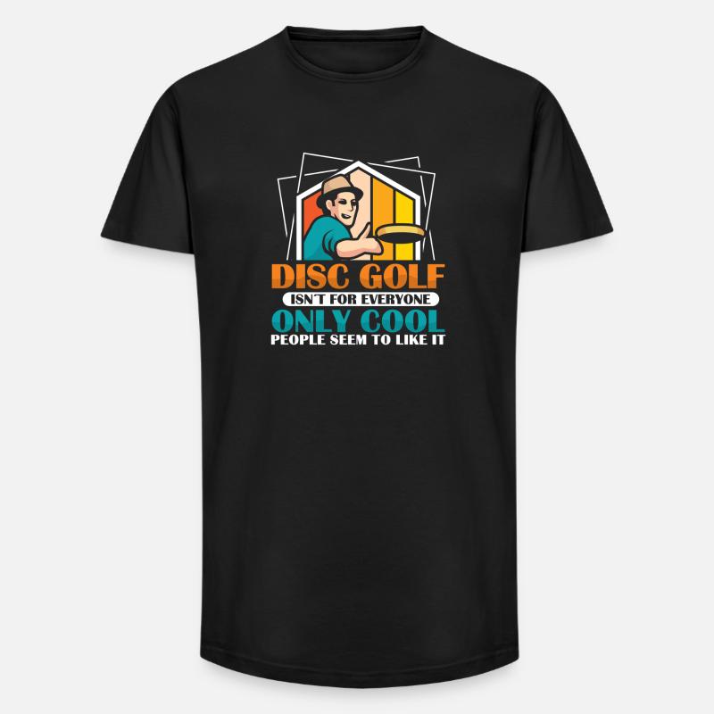 Disc Golf Geschenke Discgolf - Long Fit Männer T-Shirt - Schwarz