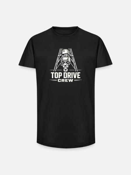 Offshore-bohrer-rig-bohrer Bohrboden Offshore - Long Fit Männer T-Shirt - Schwarz