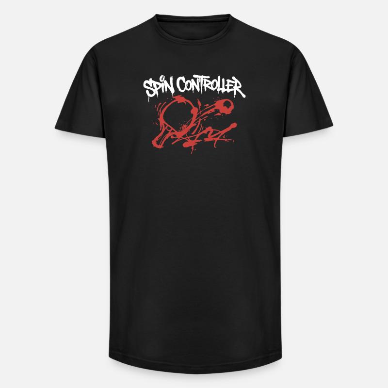 Spin Controller Graffiti - Long Fit Männer T-Shirt - Schwarz