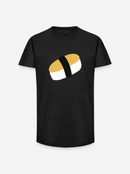 Tamagoyaki Nigiri - Long Fit Men's T-Shirt - black