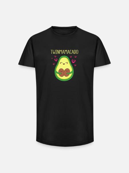 Zwilling Mutter Zwillinge Mama Geschenk - Long Fit Männer T-Shirt - Schwarz
