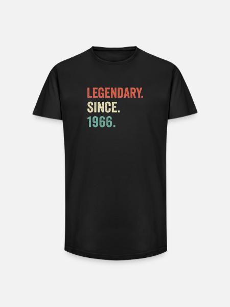 legendary since 1966 - T-shirt coupe longue homme - noir