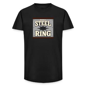 Cowboy action shooter. Cowboy action shooter - Long Fit Men's T-Shirt - black - Front - AI Model Male 185 light (185cm)