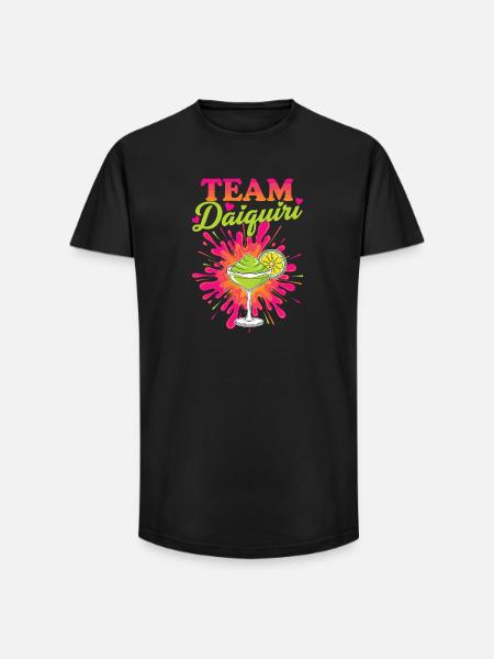 Hen Party Cocktail Team Daiquiri - Long Fit Men's T-Shirt - black