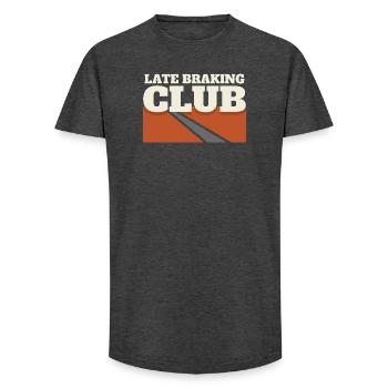 Track Day Bremsstaub Hpde Track Car Autocross - Long Fit Männer T-Shirt - Anthrazit - Vorne - AI Model Male 185 light (185cm)