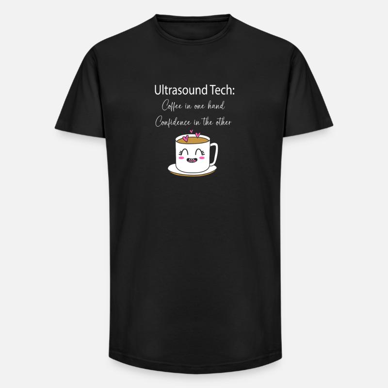 Ultraschalltechniker Ultraschall Techniker - Long Fit Männer T-Shirt - Schwarz
