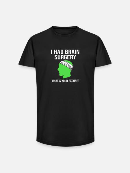 Schädel-Hirn-Trauma Schädelhirntrauma Autounfall - Long Fit Männer T-Shirt - Schwarz
