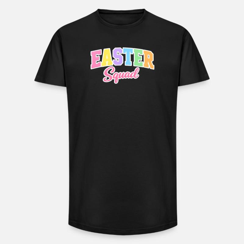 Easter Squad Ostern - Long Fit Männer T-Shirt - Schwarz