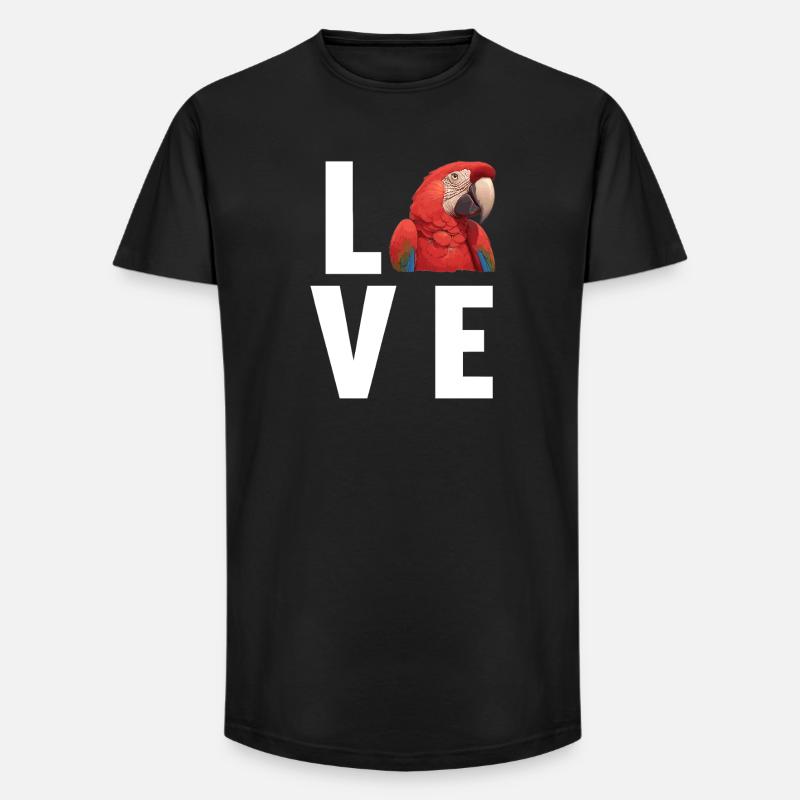 Aras Ara - Long Fit Männer T-Shirt - Schwarz