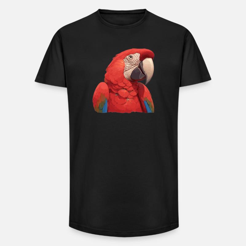 Aras Ara - Long Fit Männer T-Shirt - Schwarz