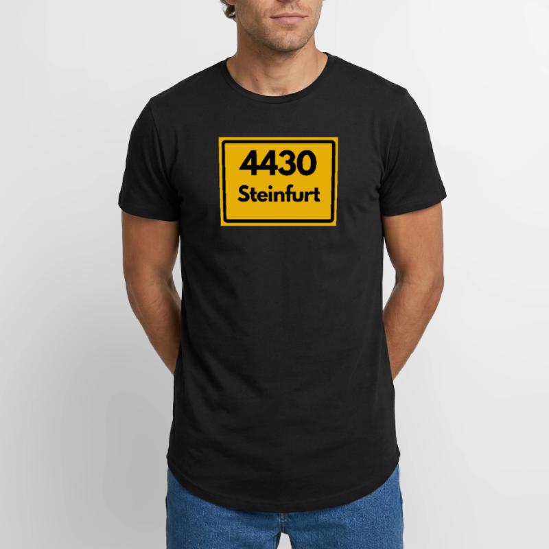 OLD POSTCODE POSTCODE RETRO 4430 STEINFURT – NRW Long Fit Men's T-Shirt