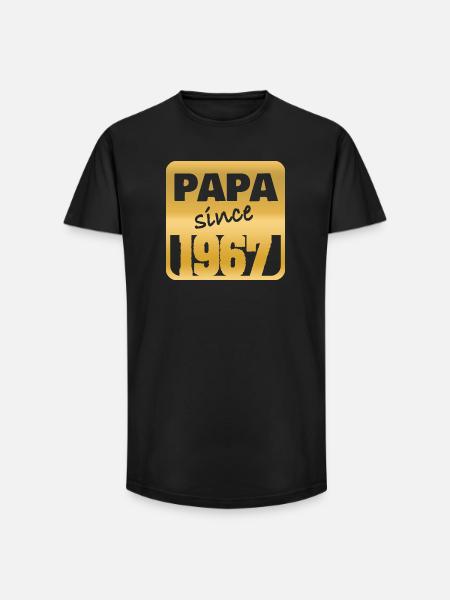 Born in 1967 - Long Fit Men's T-Shirt - black