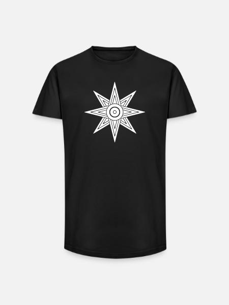 Inanna Star - Goddess Ishtar Sun - Long Fit Men's T-Shirt - black