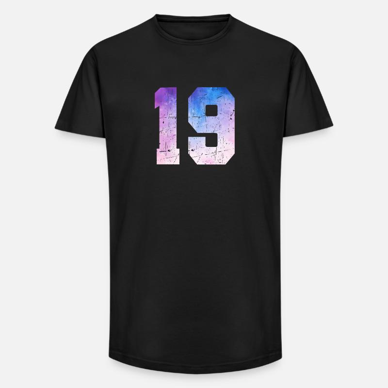 Issue 19 – 19th Anniversary Gift - Long Fit Men's T-Shirt - black