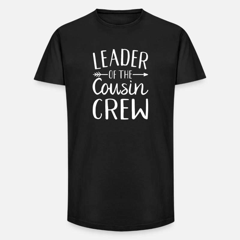 Anführer der Cousin-Crew - Long Fit Männer T-Shirt - Schwarz