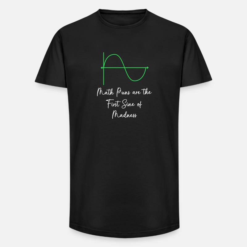 Mathematiker Mathe mathematisch Mathematik - Long Fit Männer T-Shirt - Schwarz