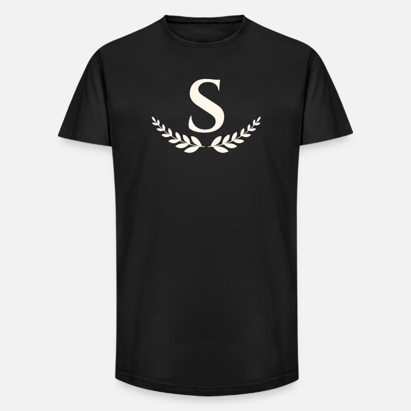 S - Long Fit Männer T-Shirt - Schwarz