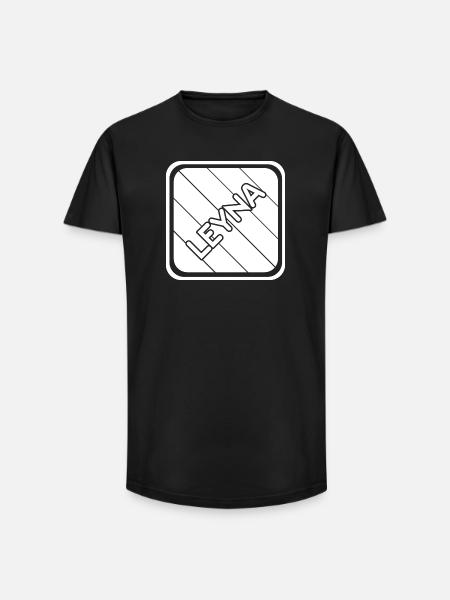 Leyna as a daughter - Long Fit Men's T-Shirt - black