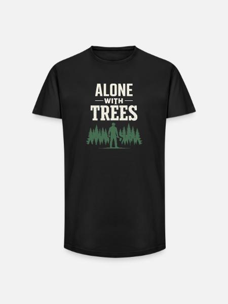 lumberjack therapy, logger therapy humor, - Long Fit Men's T-Shirt - black