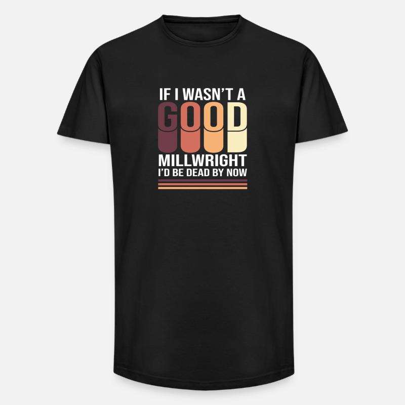 CNC Mechanic Mechanical Engineer Locksmith - Long Fit Men's T-Shirt - black