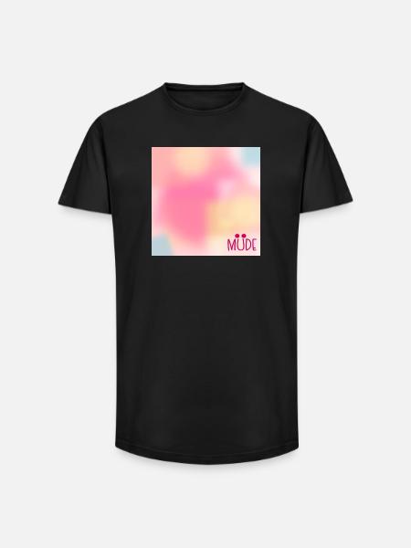 Himmel Stimmung Müde - Long Fit Männer T-Shirt - Schwarz