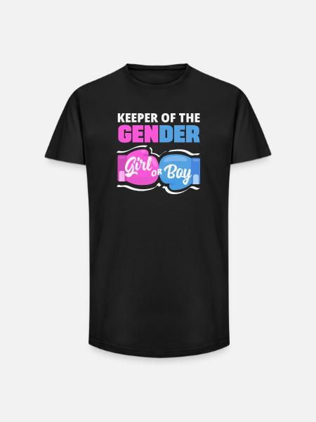 Kønsbeskytteren Boksehandsker - Long fit herre T-shirt - sort