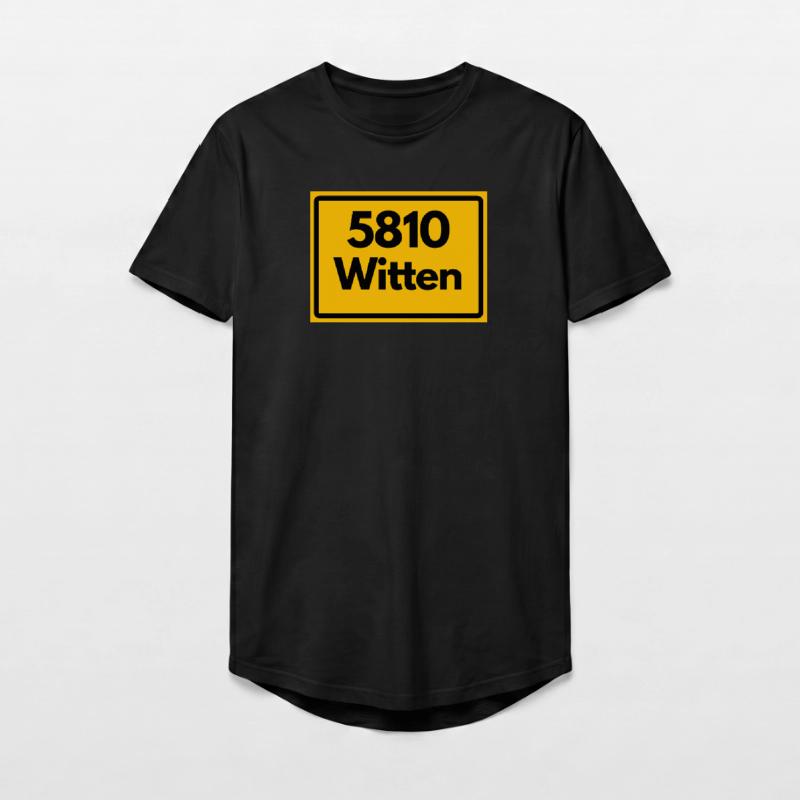 OLD POSTCODE POSTCODE RETRO 5810 WITTEN Long Fit Men's T-Shirt