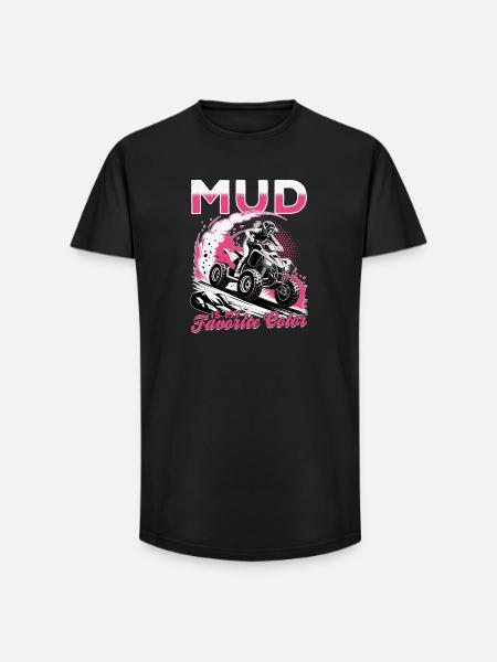 Quad ATV Femme Fille Quad Quad - T-shirt coupe longue homme - noir