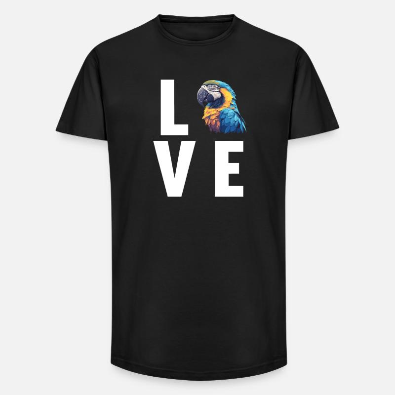 Aras Ara - Long Fit Männer T-Shirt - Schwarz