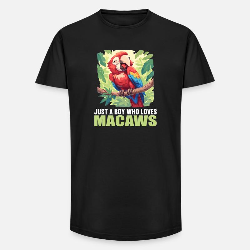 Aras Ara - Long Fit Männer T-Shirt - Schwarz