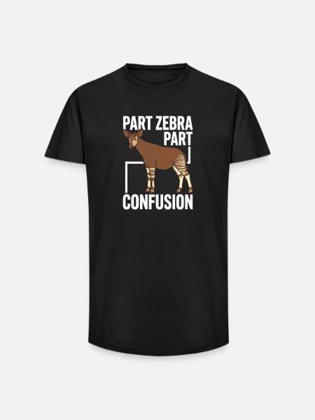 Okapi-liebhaber Okapi-tier Seltene Tierweltliebe - Long Fit Männer T-Shirt - Schwarz